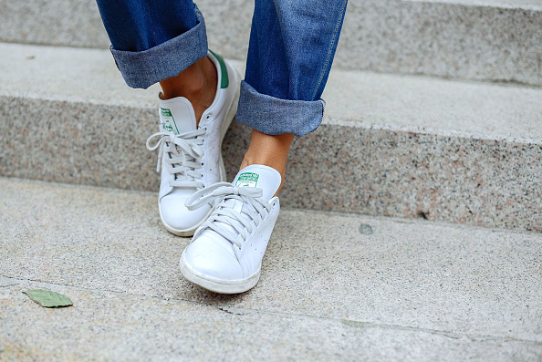 MILAN, ITALY - SEPTEMBER 17: Sara Nicole Rossetto poses wearing a vintage overall and Adidas sneakers on September 17, 2014 in Milan, Italy.  (Photo by Vanni Bassetti/Getty Images)