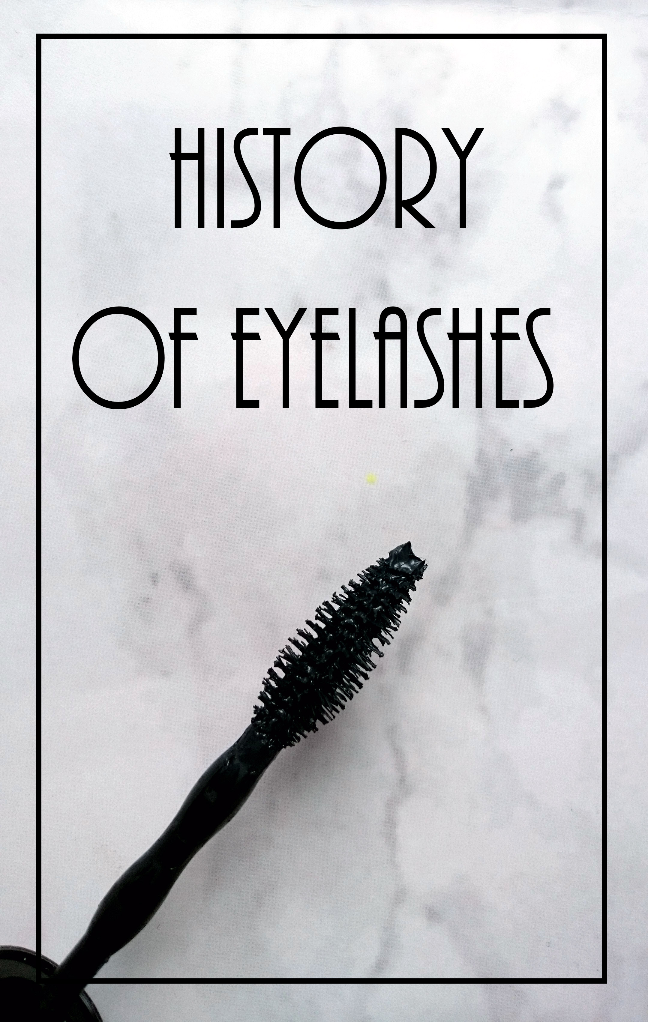 history of eyelashes