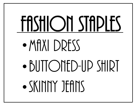 fashion staples