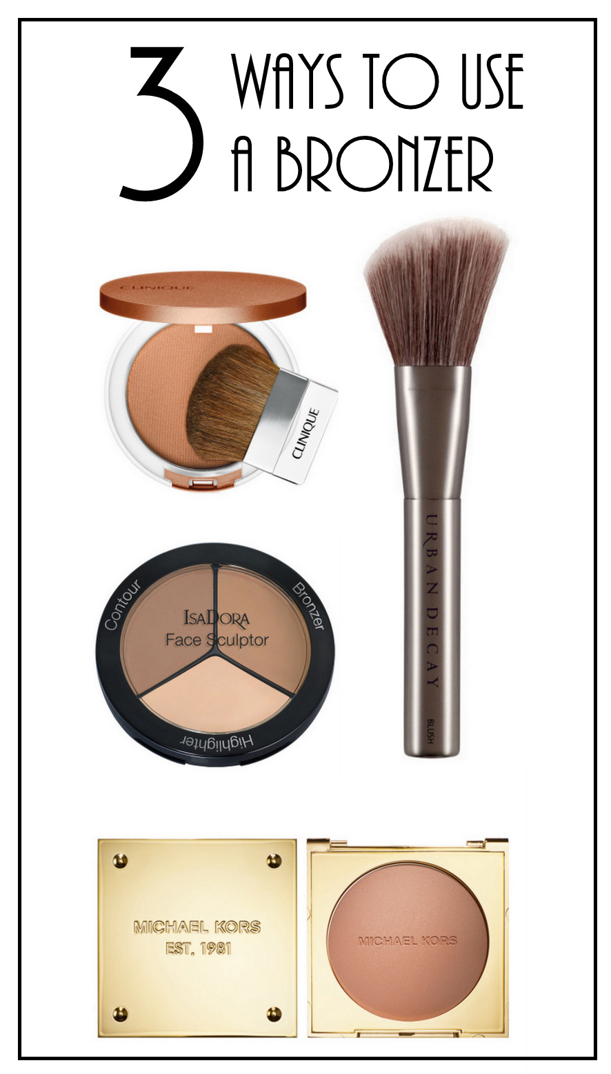 3 ways use bronzer - The Fashion