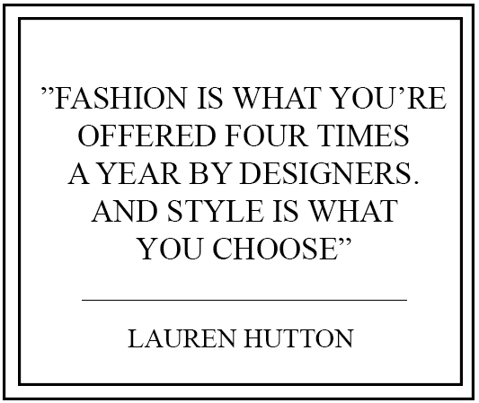 10 thoughtworthy fashion quotes | The Fashion Folks