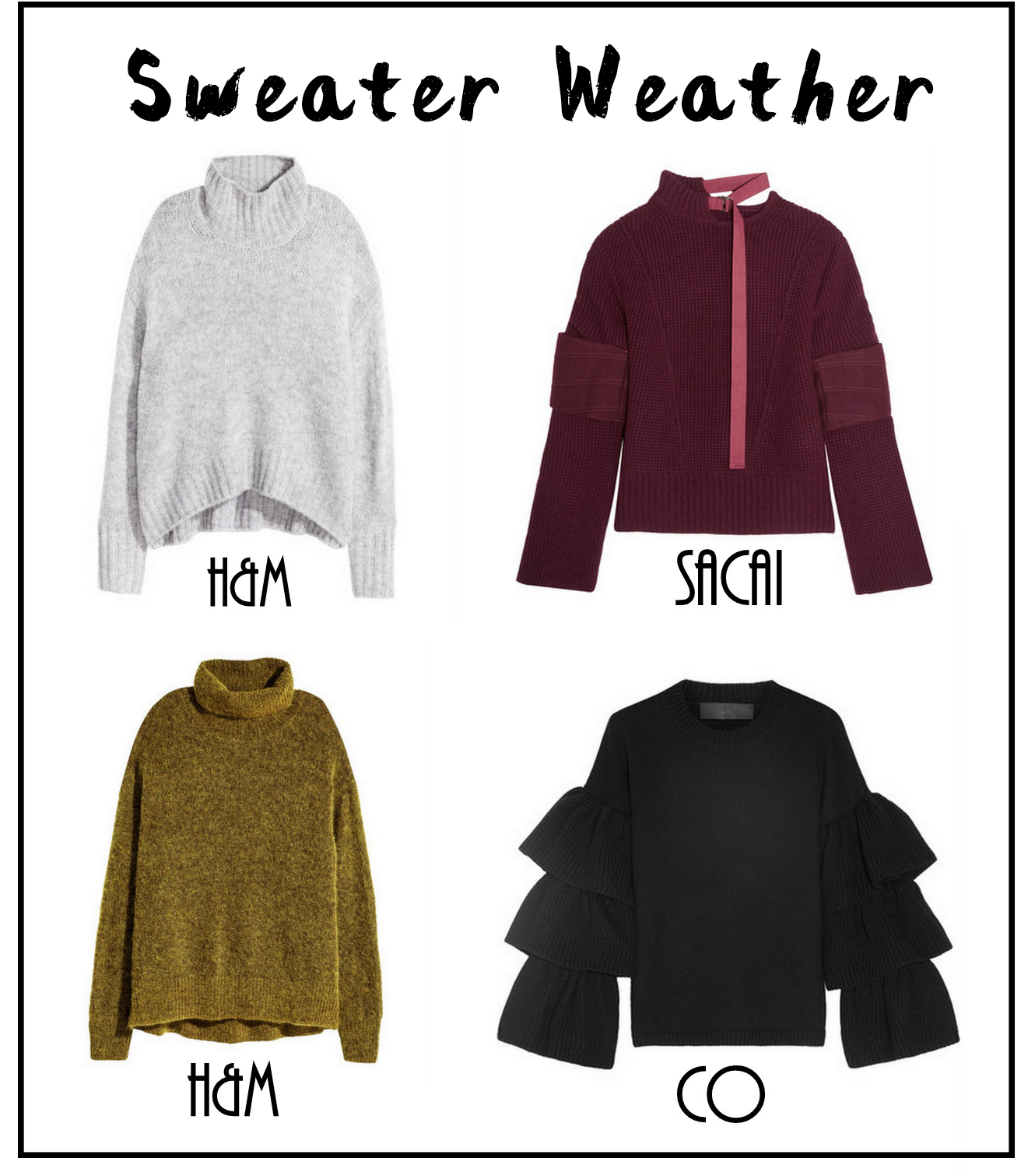 sweater weather style