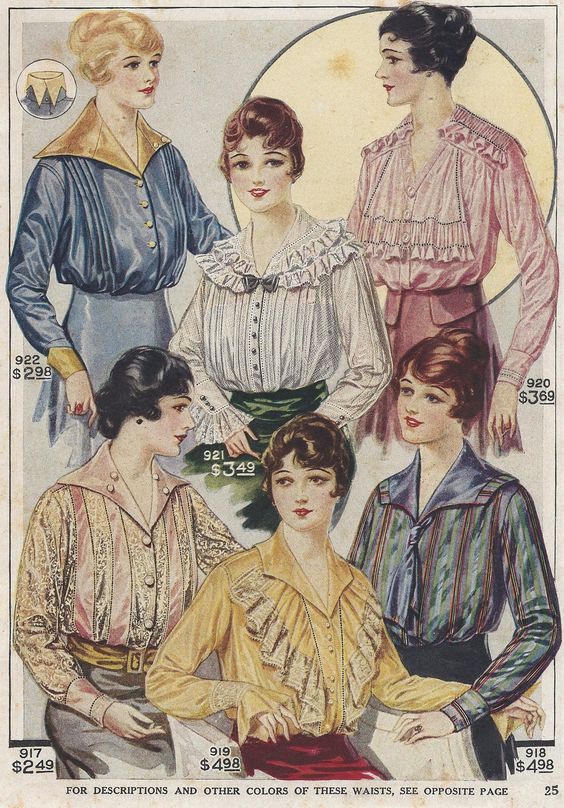 20th century fashion history 1910 - 1920 | The Fashion Folks 