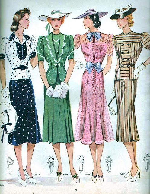 1940 style clothes