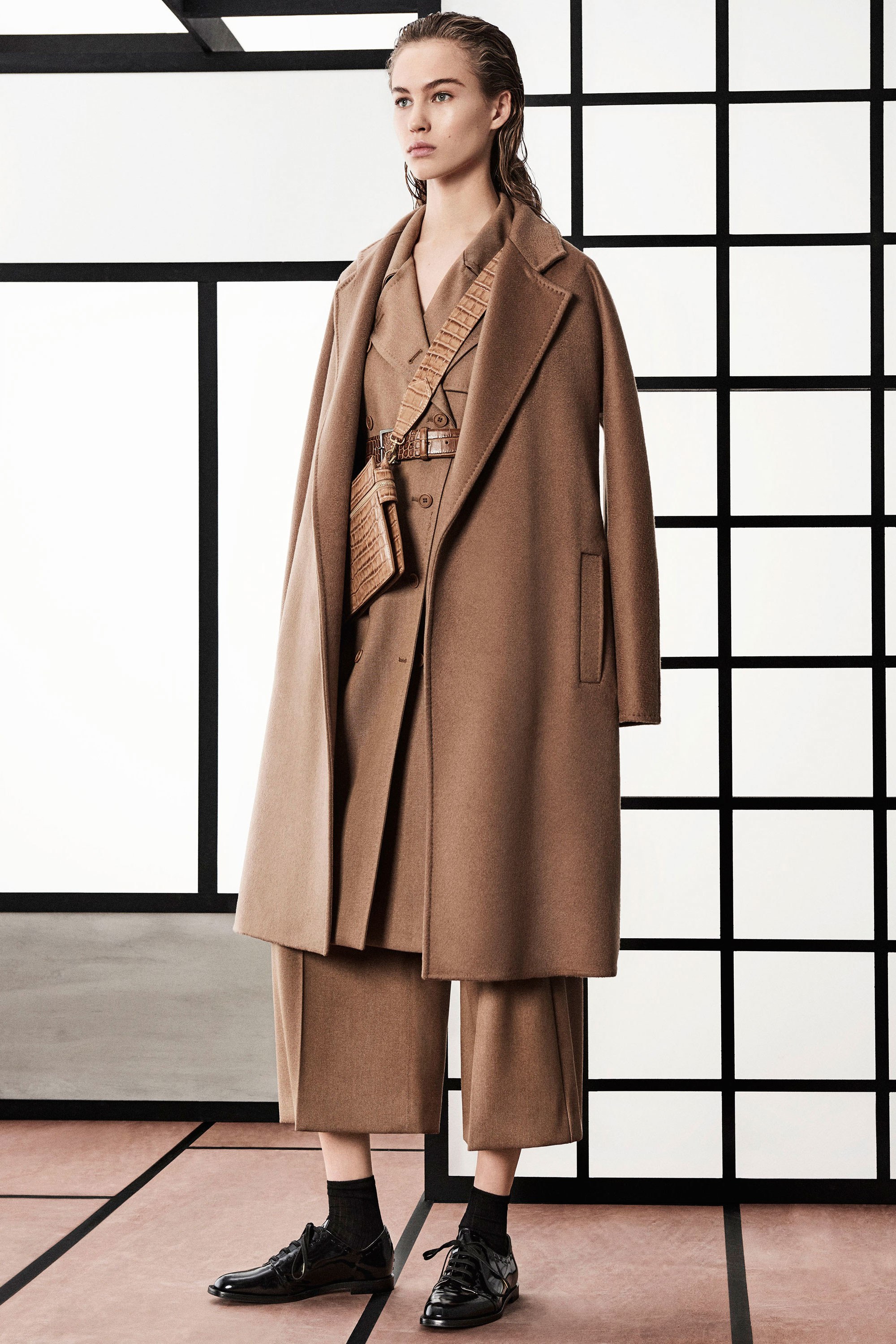 Fashion Coats Winter Coats Max Mara Winter Coat brown casual look 