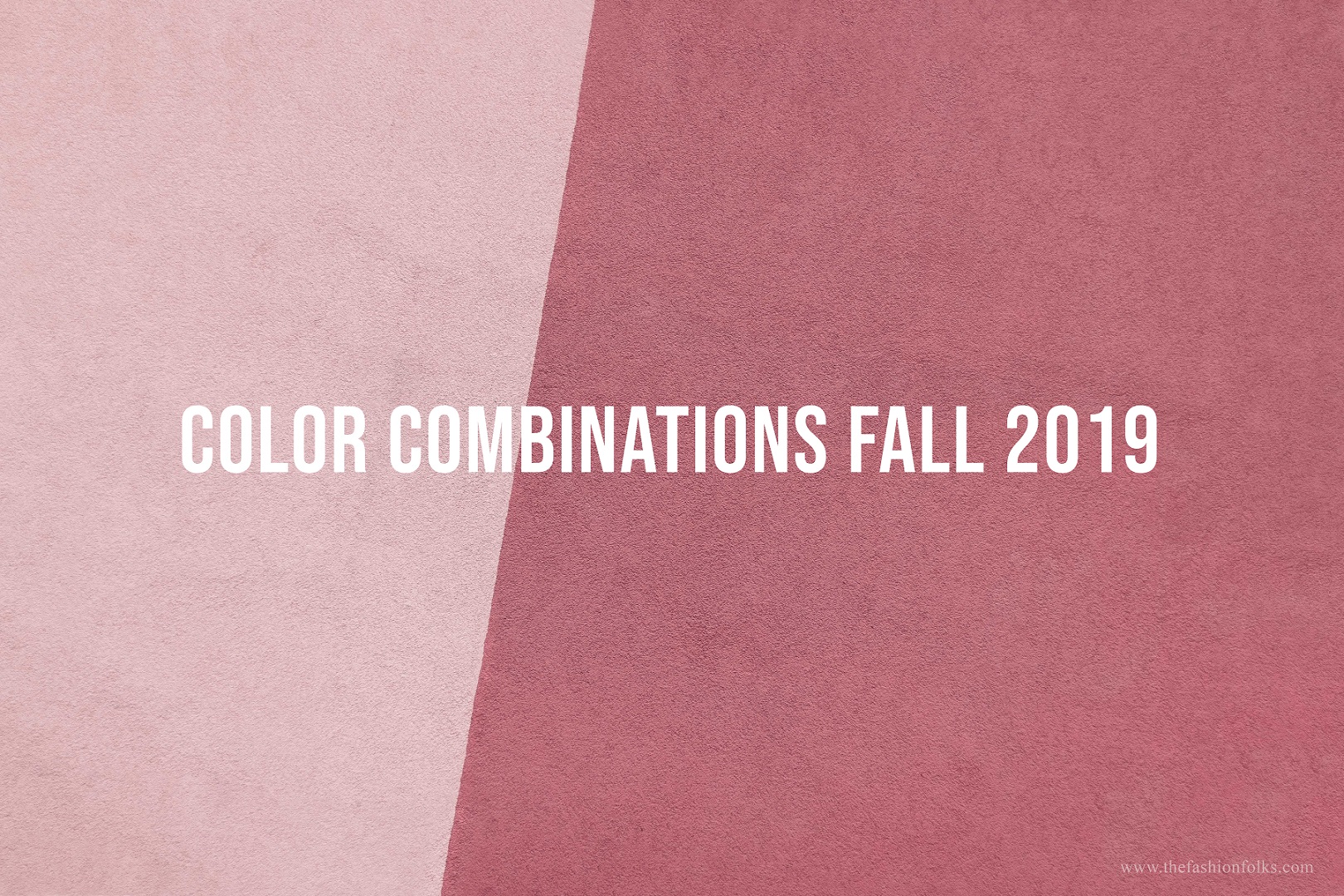Color Combinations Fall 2019