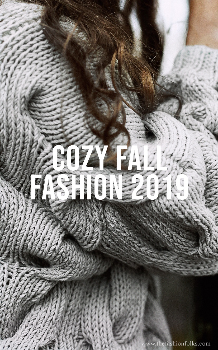 Cozy Fall Fashion 2019 Knitwear Knitted Sweater Fashion Inspiration Fall 2019