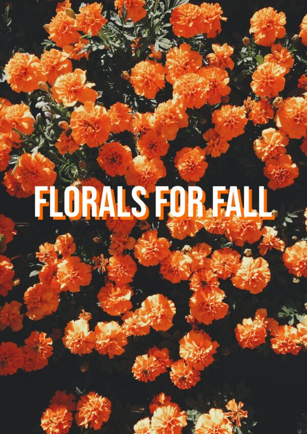 Florals For Fall? Groundbreaking!