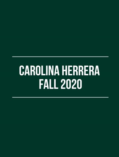 Carolina Herrera Fall 2020